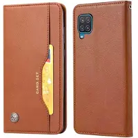 Mtp Products Card Set Series Samsung Galaxy A22 4G Plånboksfodral - Brun