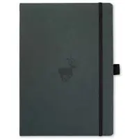 Dingbats* Wildlife A5+ Graph - Green Deer Notebook