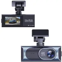 Mtp Products 4K bilkamera med dubbla linser och GPS-spårning