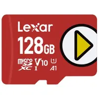 Lexar 128gb Play Micro Sdxc Uhs-i C10 A2 V30 U3 Minneskort