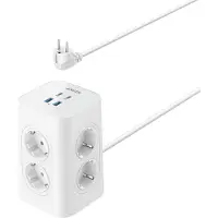 Anker USB-strömfördelare 12-i-1 20W vit