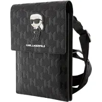 Karl Lagerfeld Saffiano Monogram Ikonik Nft-plånboksväska För Telefon