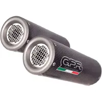 Gpr Exhaust Systems M3 Poppy Kawasaki Zzr 1400 06-07 Ref:k.86.m3.pp Stainless Steel Slip On Homologerad Ljuddämpare