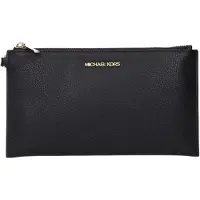 Michael Kors svart läder clutchväska