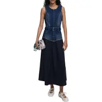 Desigual Klänning blå denim / svart