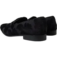 Dolce&Gabbana Sammetssneakers med Blomsterdesign
