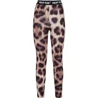 Philipp Plein Byxor med hög midja i leopardmönster