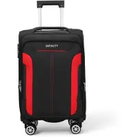 Infinity Leather Mjuk kabinväska 36,5 x 23,5 x 58 cm Nylon 900D Lämplig integrerad lås för Easyjet, Ryanair, Wizzair