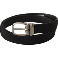 Dolce&Gabbana Svart tygbälte