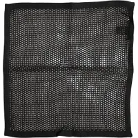Dolce&Gabbana Svart mönstrad bomulls fyrkantig foulard-scarf
