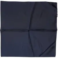 Dolce&Gabbana Mörkblå Silkesscarf för män