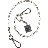 Dolce&Gabbana Silverfärgad metallkedja DG charm bälte nyckelring