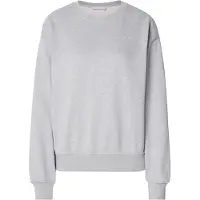 Calvin Klein Grigio Bomullströja för kvinnor