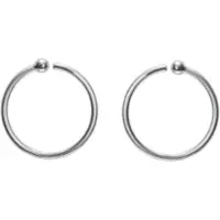 Kalevala Koru Amulet Charm hoopörhängen silver 2670310RT