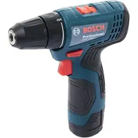 Bosch Skruvdragare/borr GSR 120-Li; 12 V; 2x2,0 Ah batt. + stavlampa GLI 12V-300