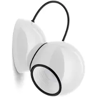 Stilnovo Vägglampa , Gravitino, dimbara, Vit, Vardagsrum, Metall, Design
