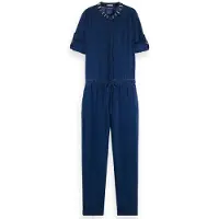 Scotch & Soda Indigo Tencel Långärmad Jumpsuit
