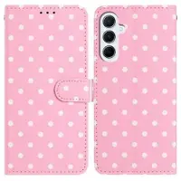 Mtp Products Samsung Galaxy A37 plånboksfodral med prickmönster - rosa