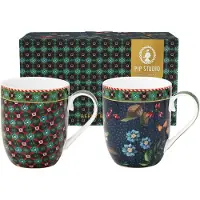 Pip studio Set/2 Mug BerryBlues 145ml