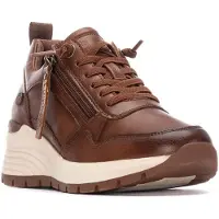 Refresh för kvinnor. 17293802-CAMEL Träningsskor 172938 brun (39), 1 till 3 cm, Nyckelband, Zip, Casual