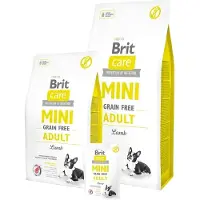 Brit Care Mini Spannmålsfritt Vuxen Lammhundfoder 2kg