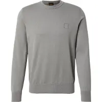 Hugo Boss Cotton-blend sweater with logo patch