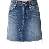 Levi's Kjol 'Deconstructed Skirt' blå denim