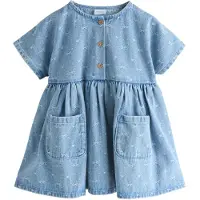 Next Klänning blå denim