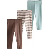 Next Leggings ljusbeige / himmelsblå / choklad / mörkbrun