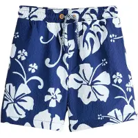 Next Badshorts mörkblå / vit