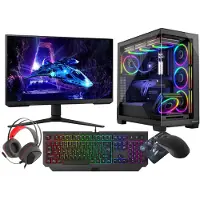 VIST Stellar PC Gaming Ryzen 7 8700F - RAM 32Go - RTX 5070 - SSD 1To M.2 - WIFI - LCD 24 180Hz - Windows 11 Pro