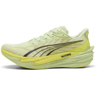 Puma Deviate NITRO 4 Yellow Black SS26 Shoes, Size 42 - EUR