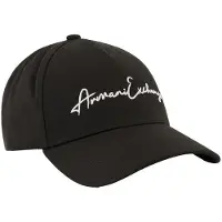 Armani Exchange för män. 954224CC51637421 Cap Letras svart (OSFA), Casual, Bomull