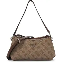 GUESS för kvinnor. HWBG9672730 Mini Noelle axelremsväska brun (OSFA), Casual, Polyuretan