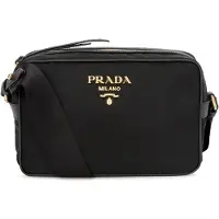 Prada Kameraväska i Nylon med Logotyp