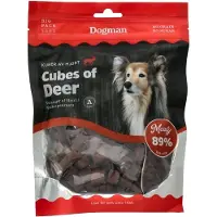 Dogman Meaty Kuber Av Hjort Hundgodis 300g