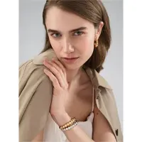 Lumoava BonBon guldpläterat silver bangle armband L63252400590