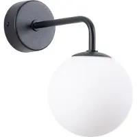 Sollux Vägglampa Astral , dimbar, Svart, Vardagsrum / matsal, Glas, Modern, Vägglampa, vägglampa inomhus