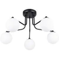 Valotorni Taklampa Astral , dimbar, Svart, Vardagsrum / matsal, Glas, Modern, Taklampa