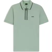 BOSS Philix 10272836 Green Kortärmad Polotröja
