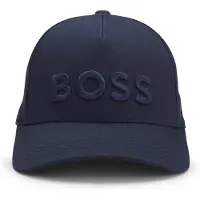 BOSS Cotton-twill cap with embroidered logo