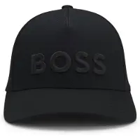 BOSS Cotton-twill cap with embroidered logo