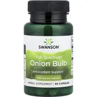 Swanson Health Full Spectrum Löklök, 400 mg, 60 kapslar