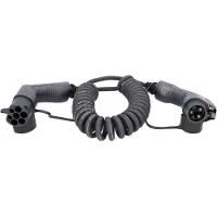 Ks Tools 117.7310 Elbil laddkabel 5 m Spiralkabel