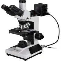Bresser 5770200 ADL 601 P Genomsiktsmikroskop Trinokulär 600 x infallande ljus, transmitterat ljus