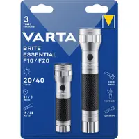 Varta Brite Essential Twinpack F10 / F20 - Ficklampa - LED (2-pack)