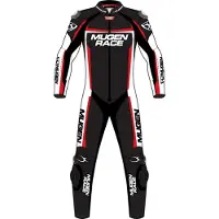 MUGENRACE Ohvale perforerade barn ett stycke motorcykel läder kostym