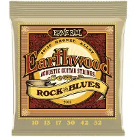 Ernie Ball Earthwood 2008 80/20 Bronze Rock & Blues Set 10-52