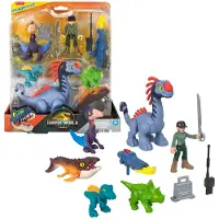 Fisher-Price Paket Med Dinosauriefigurer Från Land Hav Och Luft