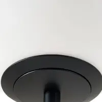 LUCANDE LED golvlampa Darrow , dimbar, Vitt / opal, Vardagsrum / matsal, Glas, Modern, LED-golvlampa